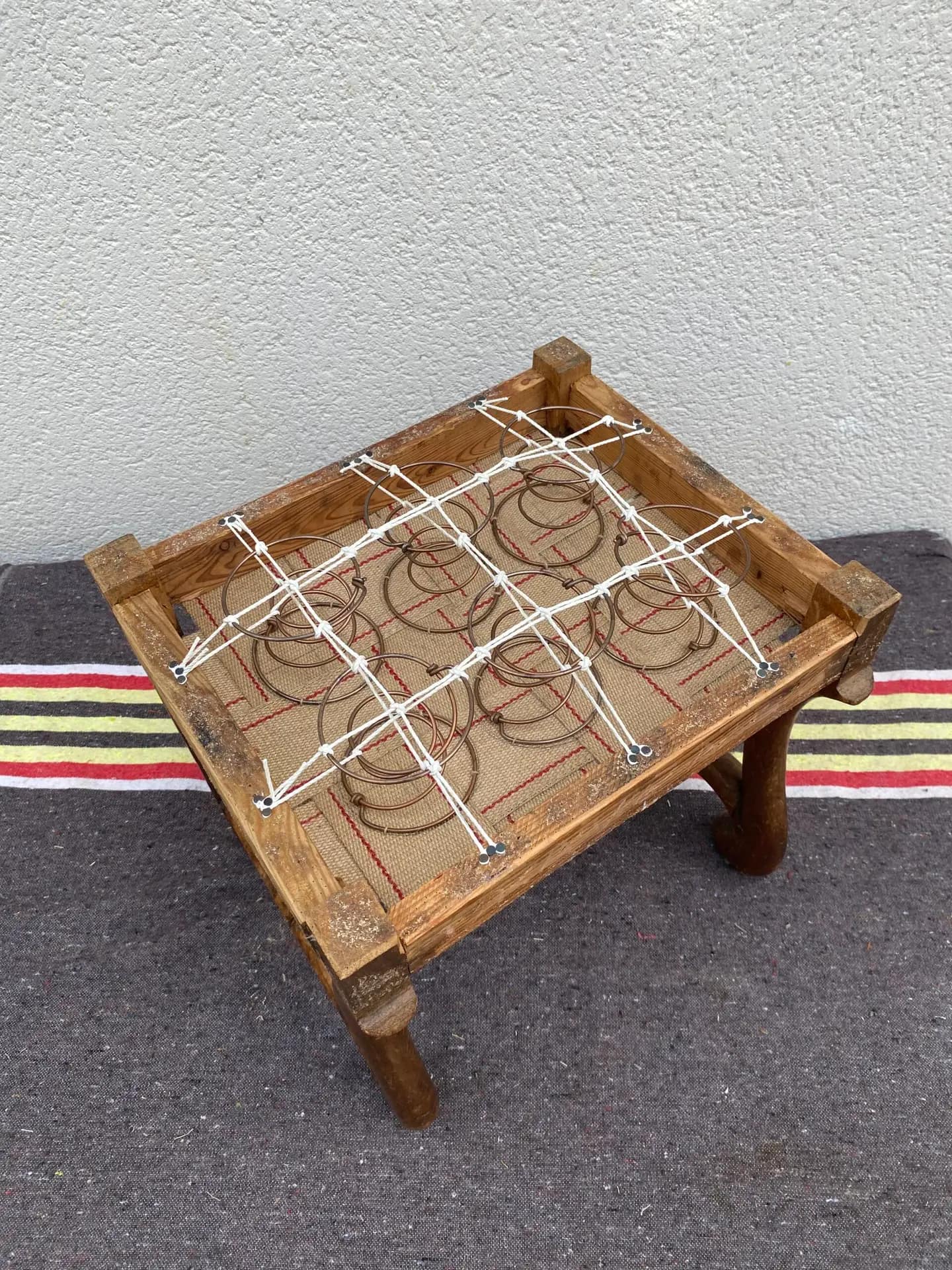 tabouret os de mouton