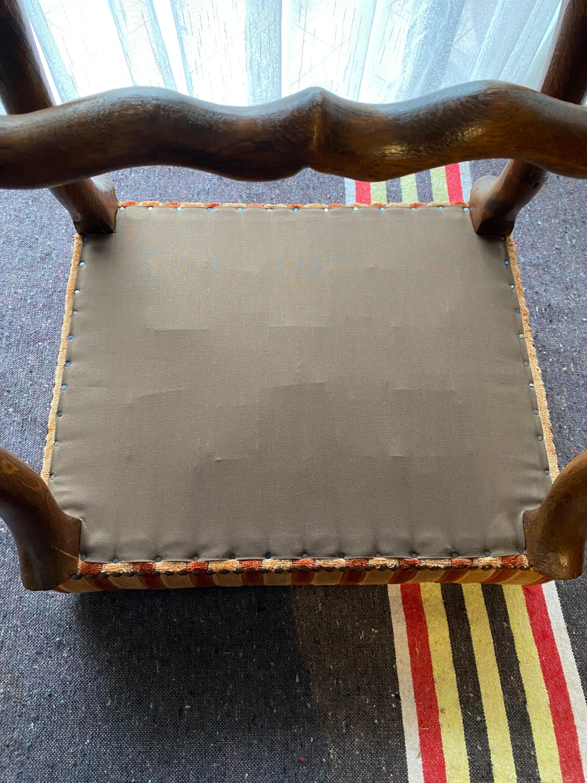 tabouret os de mouton